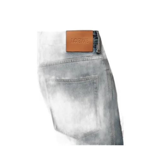 Anagram baggy jeans in denim