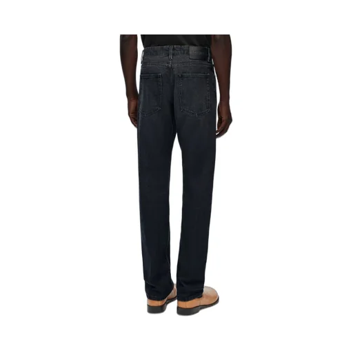 Straight leg jeans in denim