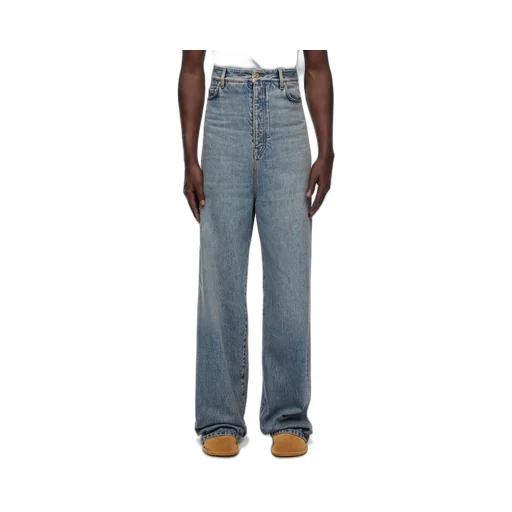 High waisted jeans in denim