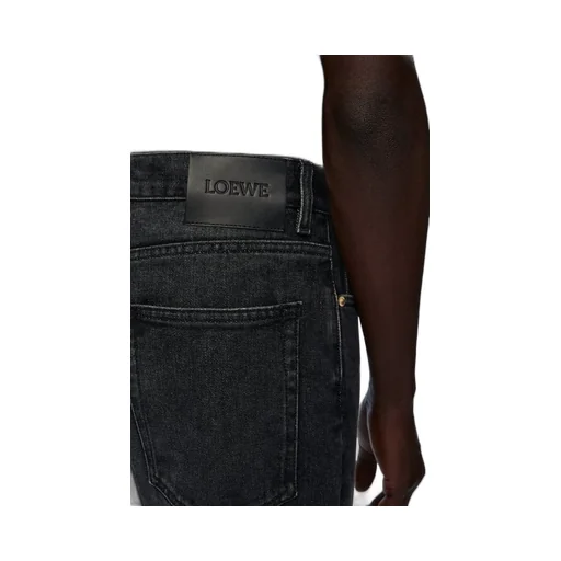 Straight leg jeans in denim