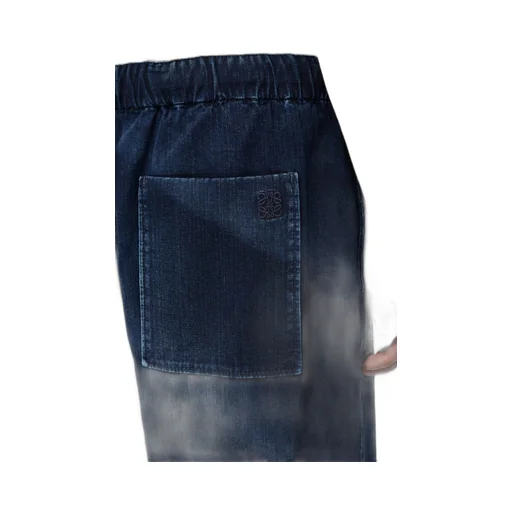 Drawstring jeans in denim