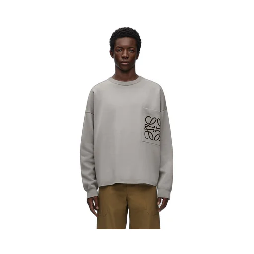 Sweater in cotton blend