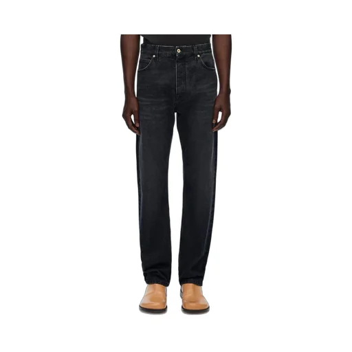 Straight leg jeans in denim