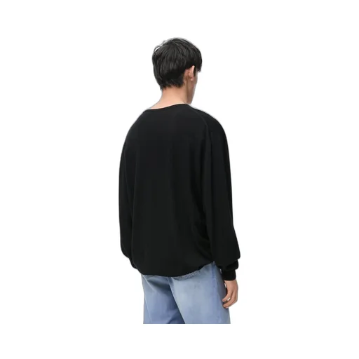 Sweater in cotton and cashmere