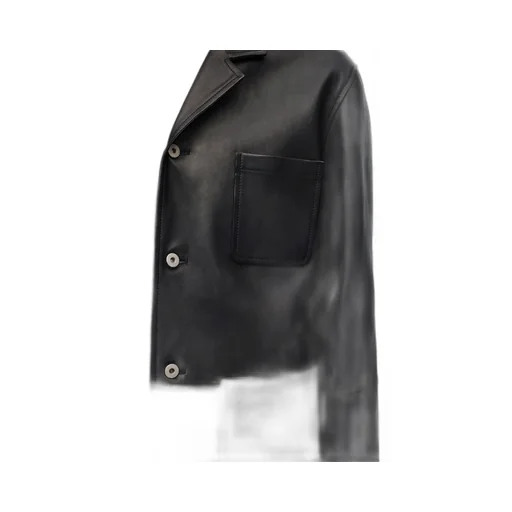 Workwear jacket in nappa lambskin