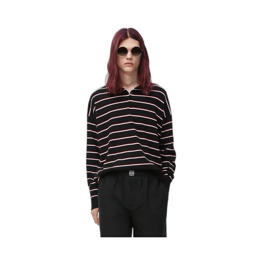Polo sweater in cotton