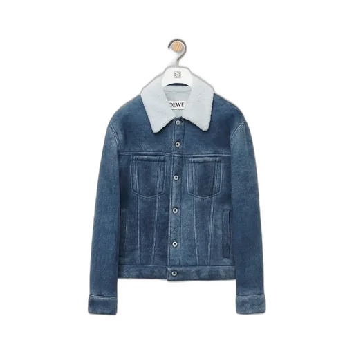 Jacket in shearling