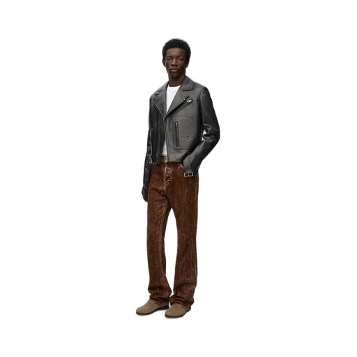Biker jacket in nappa lambskin
