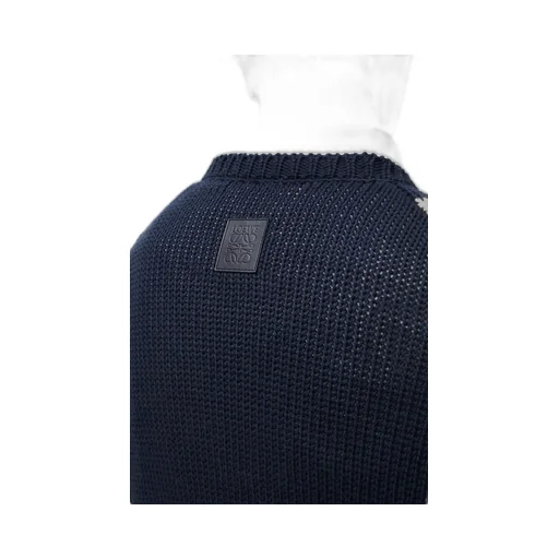 Cardigan in cotton and wool