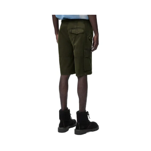 Cargo shorts in technical cotton