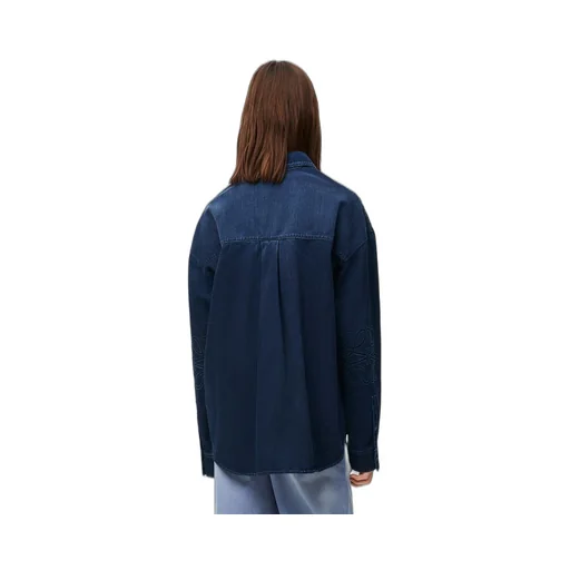 Anagram overshirt in denim
