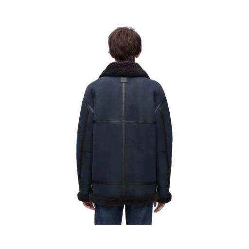 Aviator jacket in shearling