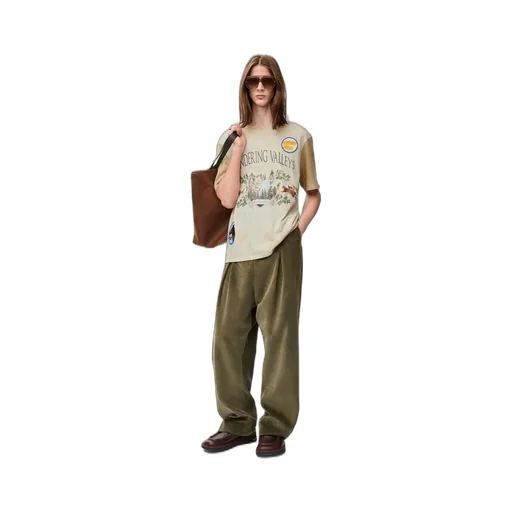 Loose fit T-shirt in cotton
