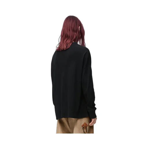 Oversized fit long sleeve T-shirt in cotton