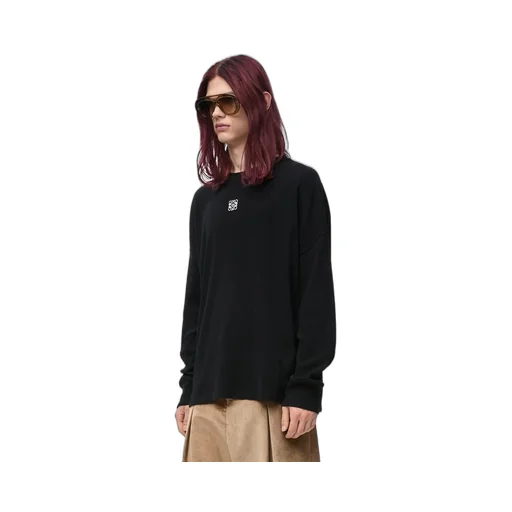 Oversized fit long sleeve T-shirt in cotton