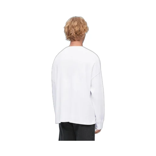 Oversized fit long sleeve T-shirt in cotton