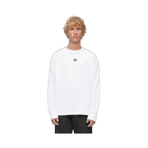 Oversized fit long sleeve T-shirt in cotton