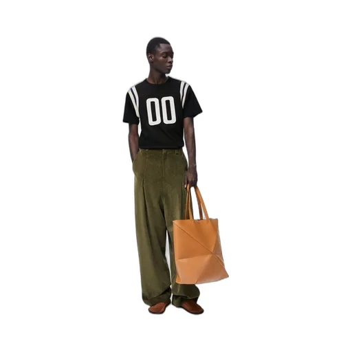Regular fit T-shirt in cotton and viscose