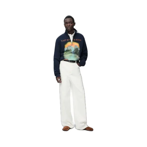 Zip-up sweatshirt in cotton