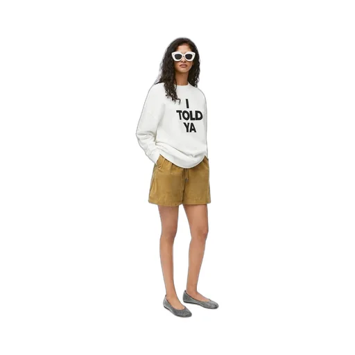 Relaxed fit sweatshirt in cotton