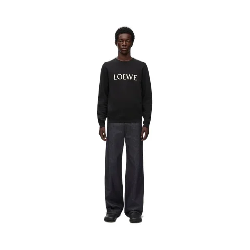 Regular fit sweatshirt in cotton