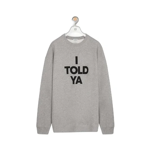 Relaxed fit sweatshirt in cotton