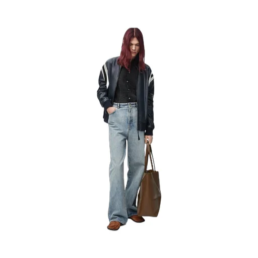 Bomber jacket in nappa lambskin