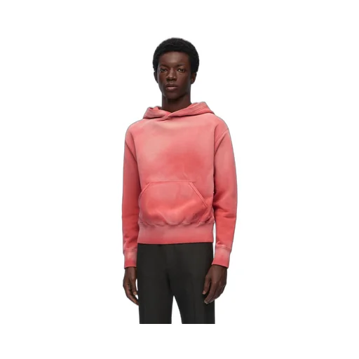 Slim fit hoodie in cotton