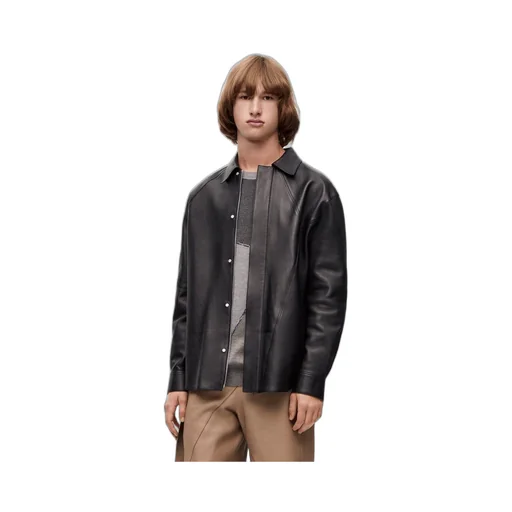 Puzzle shirt in nappa lambskin
