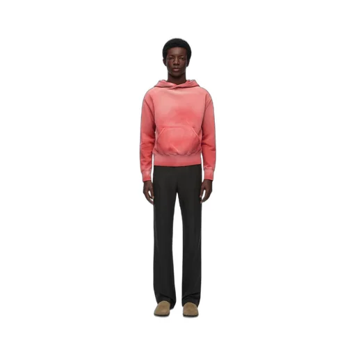 Slim fit hoodie in cotton