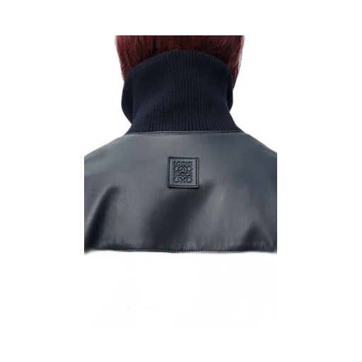 Bomber jacket in nappa lambskin