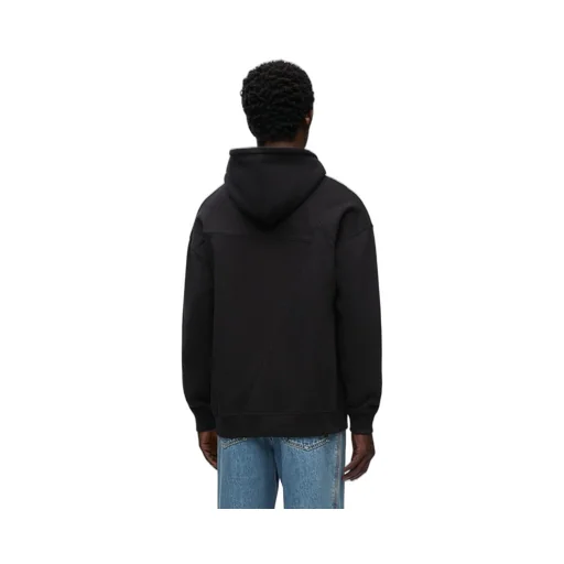 Puzzle relaxed fit hoodie in cotton