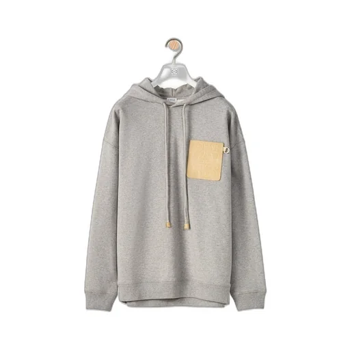 Relaxed fit hoodie in cotton