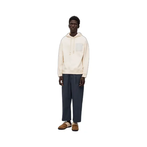 Relaxed fit hoodie in cotton