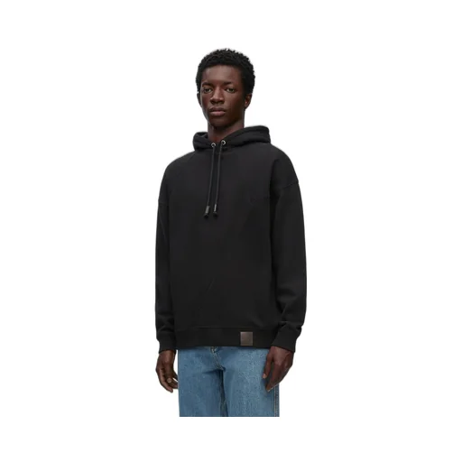 Puzzle relaxed fit hoodie in cotton