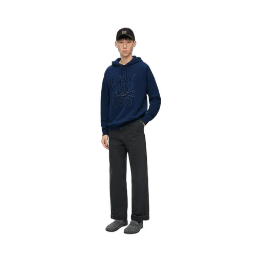 Relaxed fit hoodie in cotton