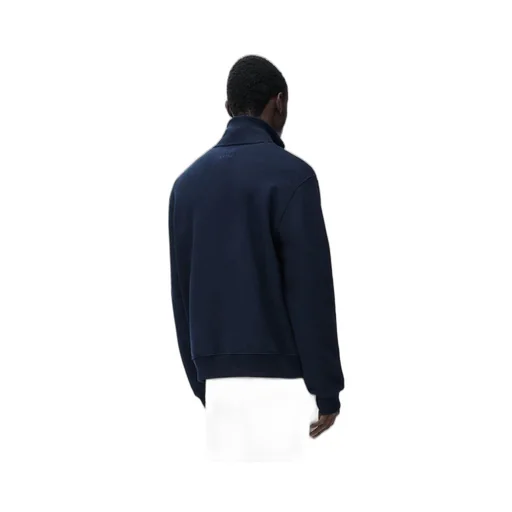 Zip-up sweatshirt in cotton