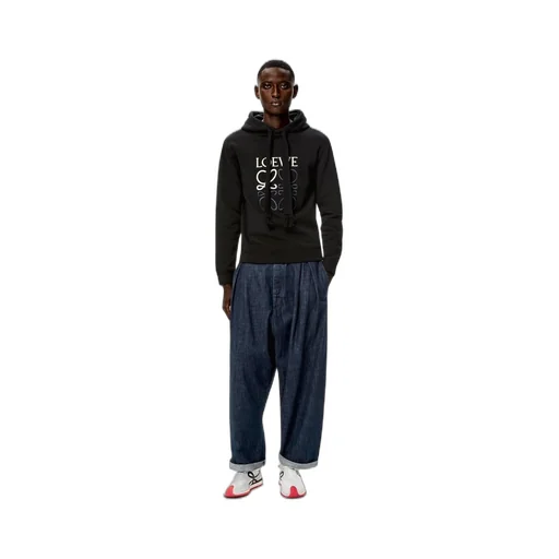 LOEWE Anagram regular fit hoodie in cotton