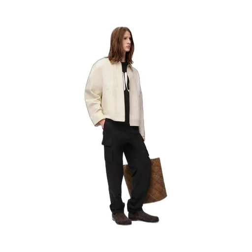 Jacket in raw denim