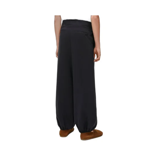 Trousers in silk blend