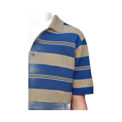 Polo sweater in silk
