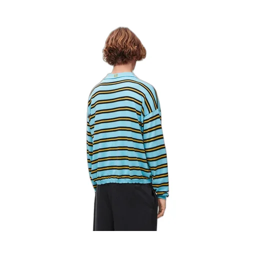 Polo sweater in cotton