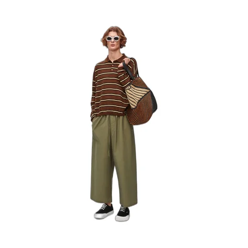 Polo sweater in cotton