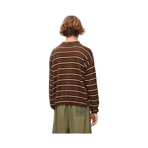 Polo sweater in cotton