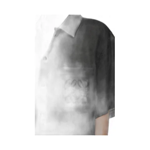 Short sleeve shirt in linen