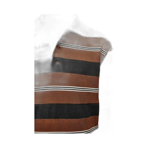 Polo sweater in silk