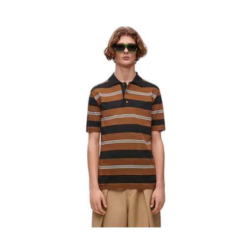 Polo sweater in silk