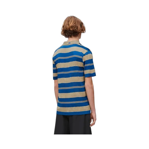 Polo sweater in silk