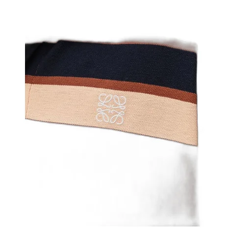 Oversized fit Polo in cotton and linen
