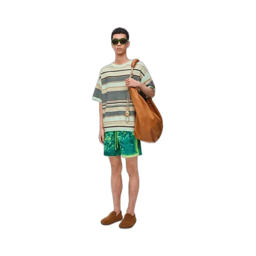 Sweater in linen and cotton